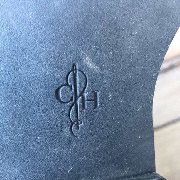 Cole Haan Adler Riding Tall Suede Leather Pull on Black Boots Women's Size 5.5B - Picture 12 of 12